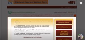 Atal Pension Yojana Registration